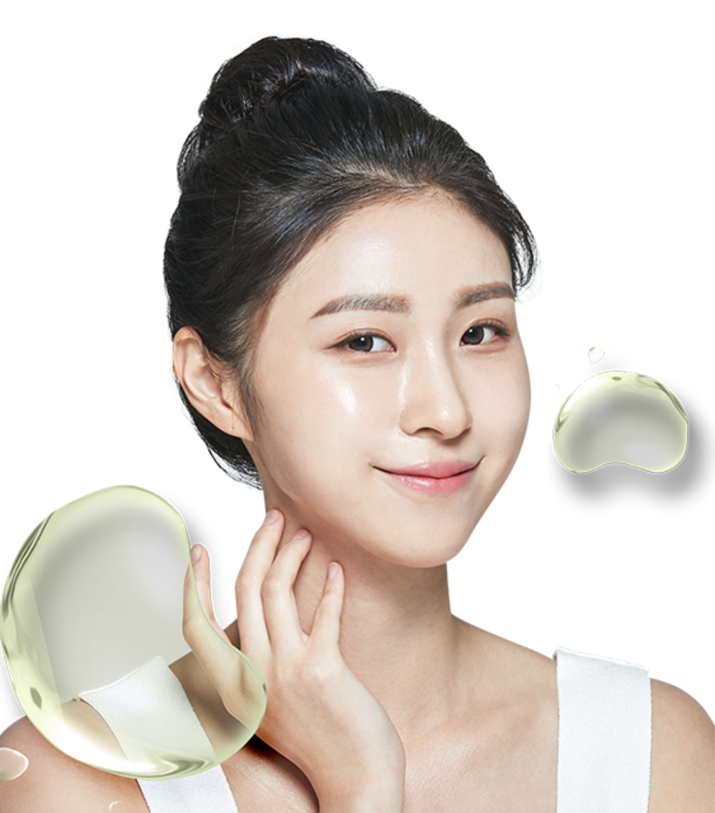  LDM شد البشرة بقطرة الماء باستخدام تقنية 